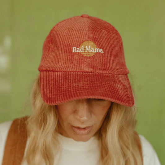 Banabae Adult Cord Cap - Rad Mama Eco Red