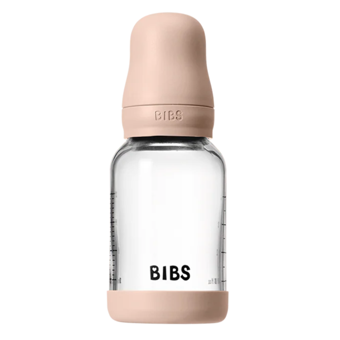 Bibs Glass Baby Bottle Complete Set 120ml - Latex