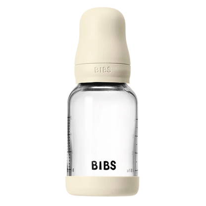 Bibs Glass Baby Bottle Complete Set 120ml - Latex