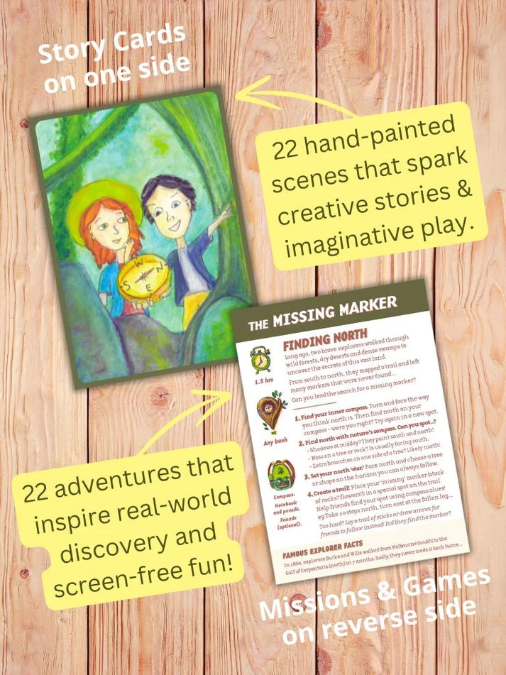Gumnut Trails Bush Adventure Guide | Missions, Games and Story Cards