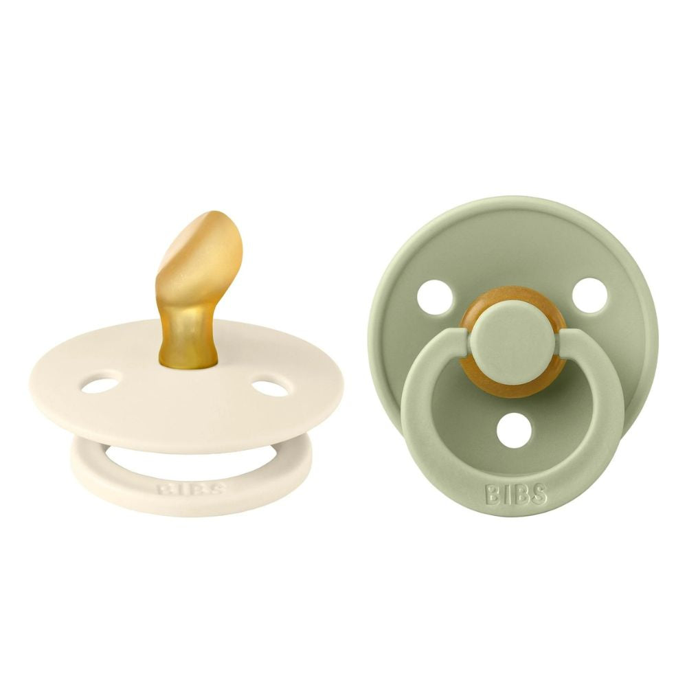 Bibs Anatomical Dummy Natural Rubber - Ivory/Sage