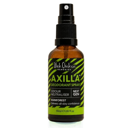 Black Chicken Remedies Teen & Kids Axilla Natural Deodorant Spray 50ml - Rainforest