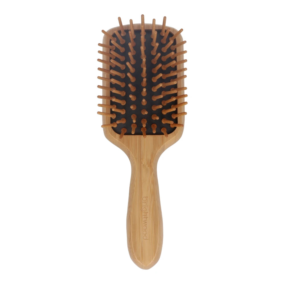 Brightwood Bamboo Paddle Hair Brush - Travel & Kids Size
