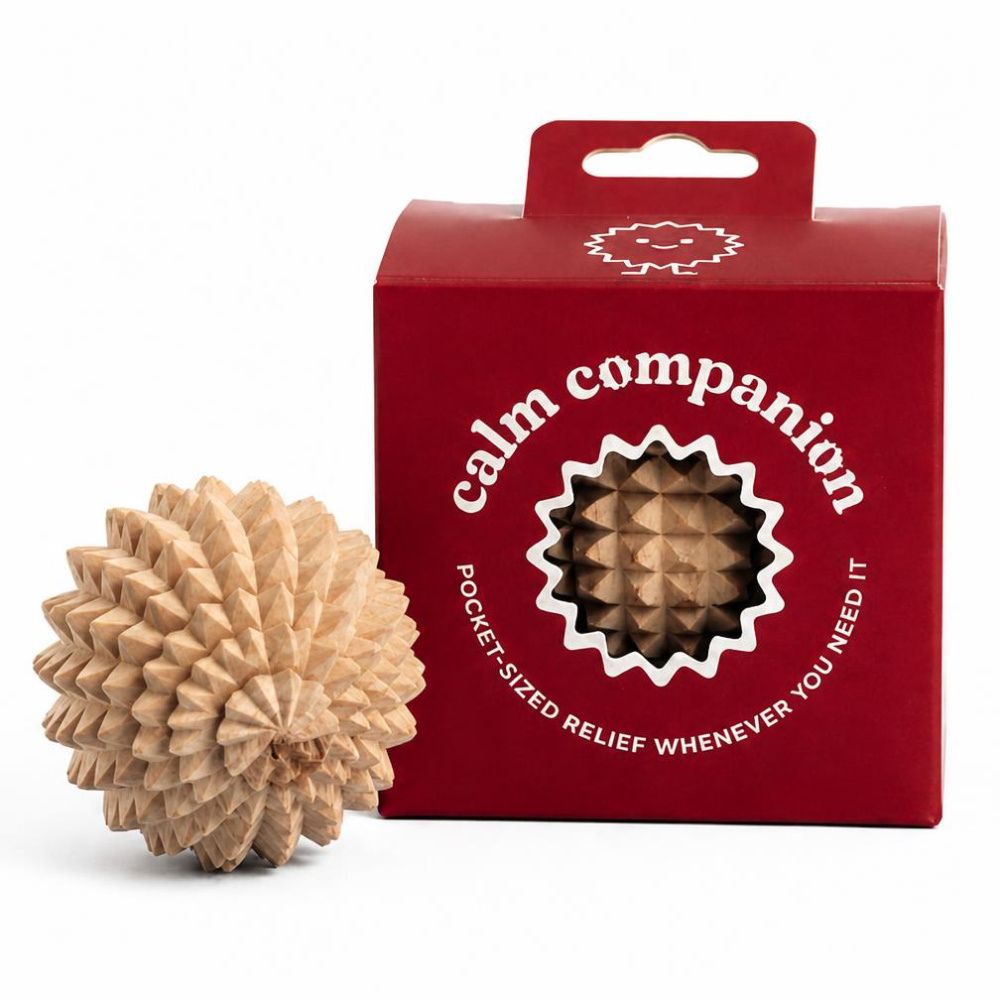 Calm Companion Wooden Acupressure & Sensory Ball