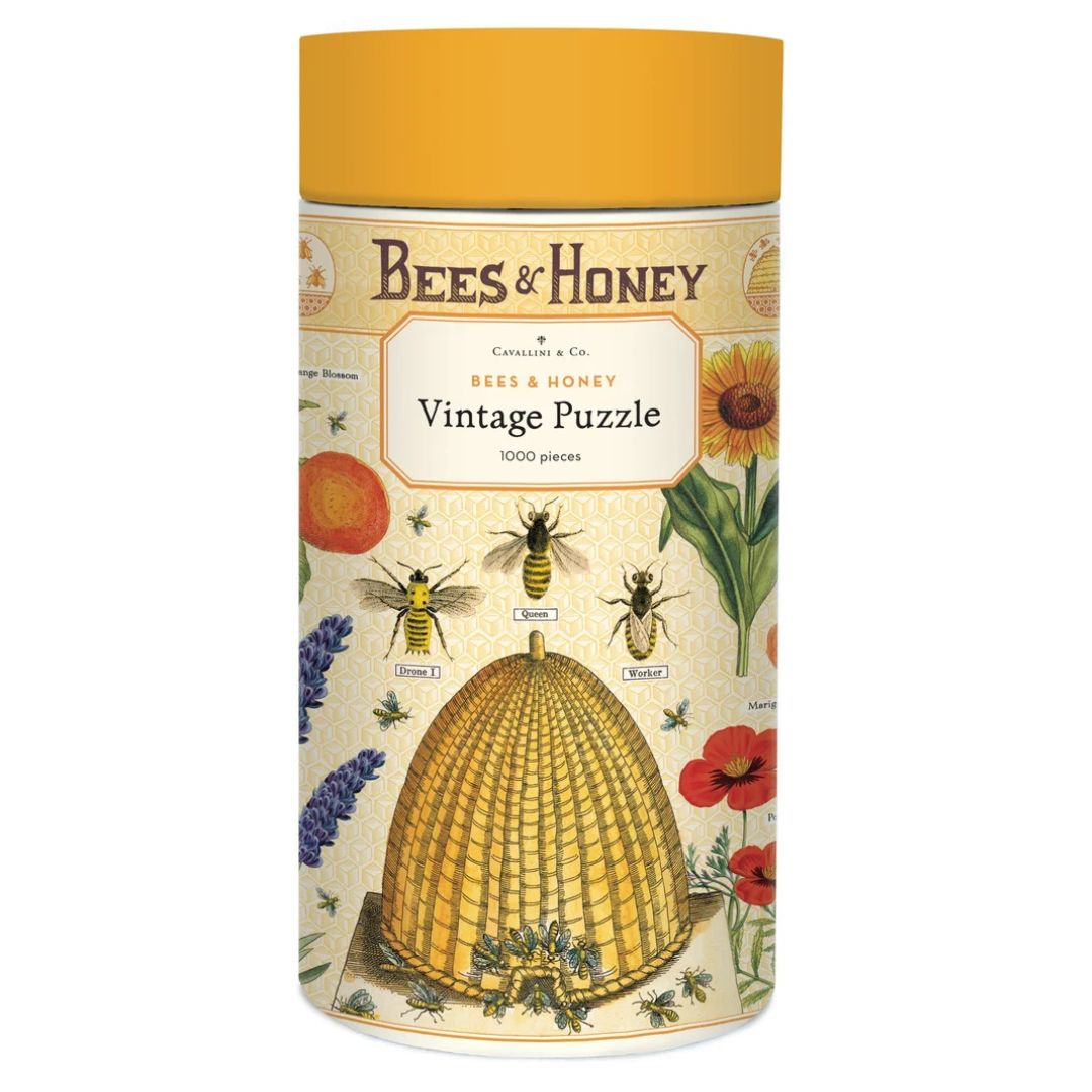 Cavallini Vintage Jigsaw Puzzle 1000 Piece - Bees & Honey
