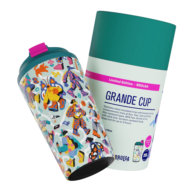 Fressko Ceramic Lined Reusable Cup - Brolga