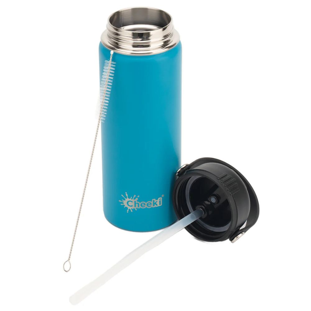 Cheeki 600ml Insulated Adventure Bottle - Aqua
