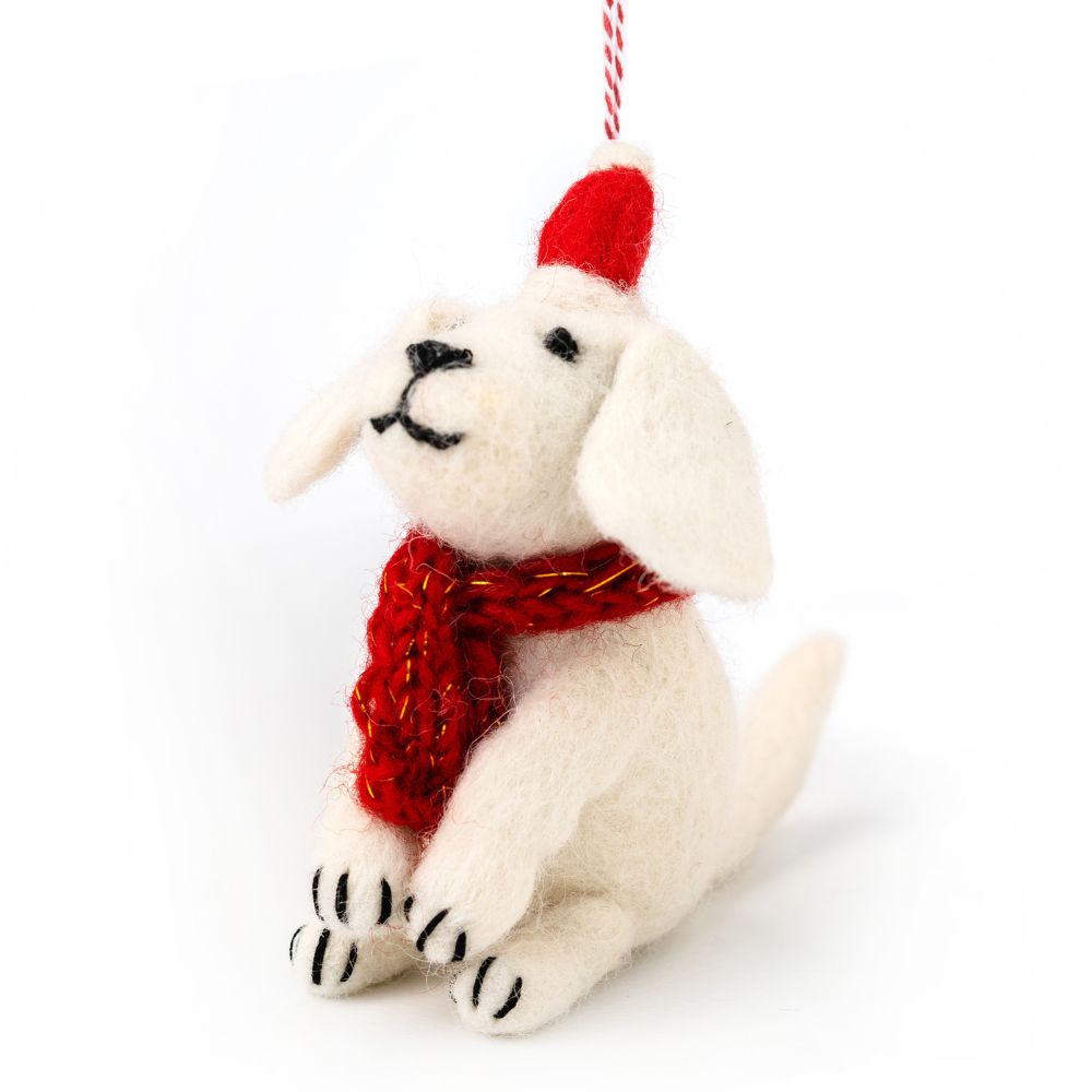 Christmas Decoration - Dog Snowy