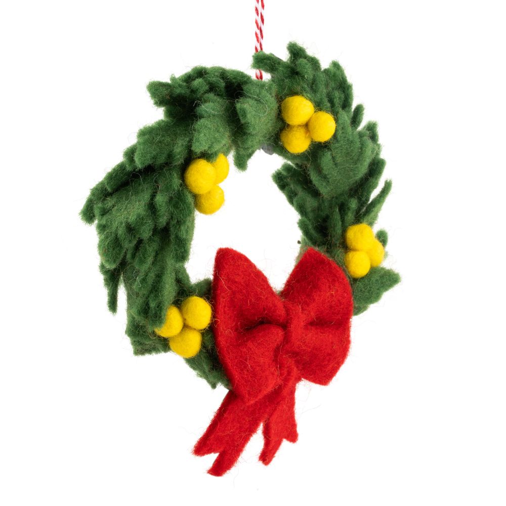 Christmas Decoration - Wreath Wattle