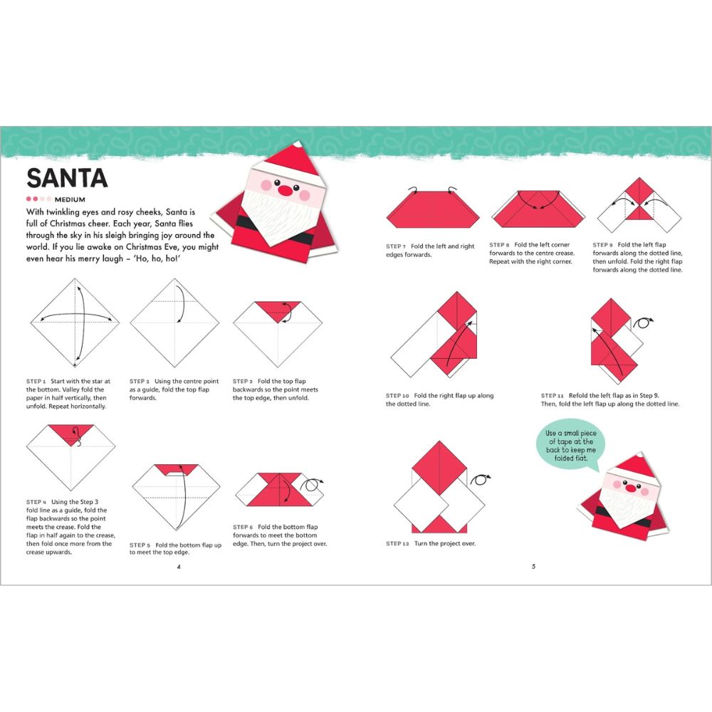 Origami Activity Book - Christmas