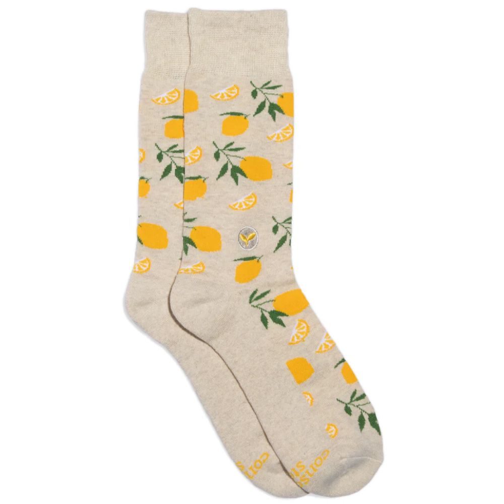 Conscious Step Socks that Plant Trees - Lemons