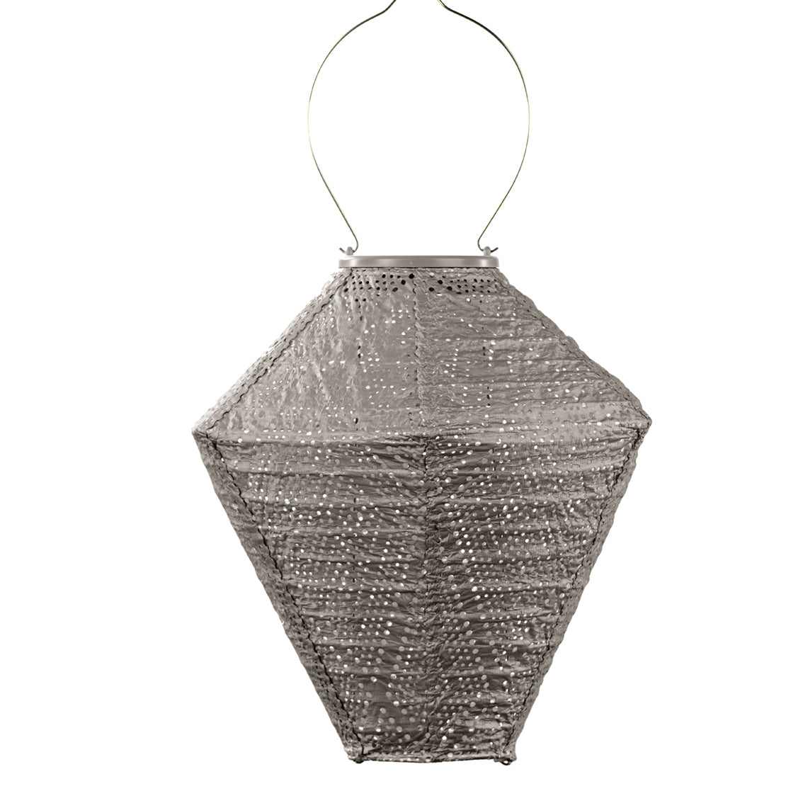 Lumiz Outdoor LED Solar Lantern - Diamond 28cm