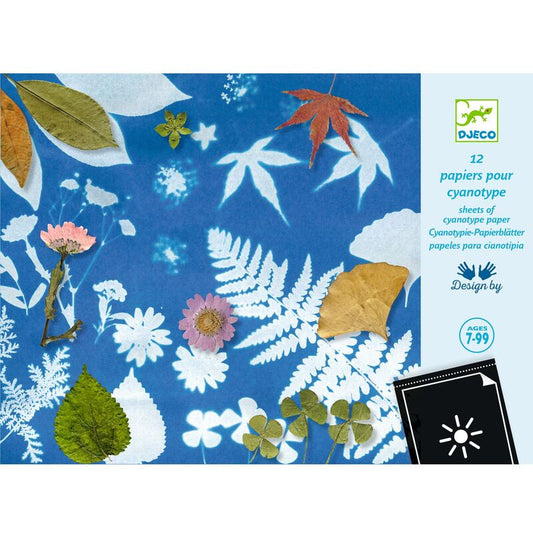 Djeco Cyanotype Paper - 12 Refill Sheets