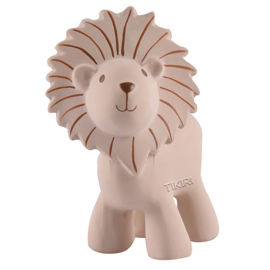 Tikiri Lion Rubber Teether Rattle & Bath Toy