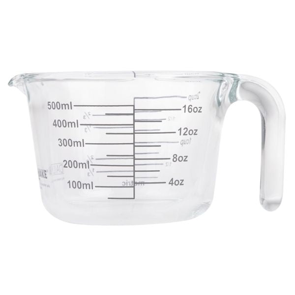Daily Bake Glass Measure Jug - 2 Cup/500ml