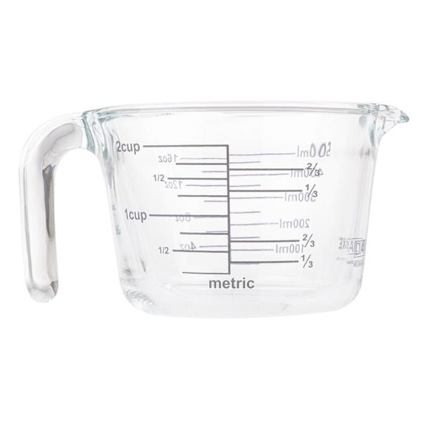Daily Bake Glass Measure Jug - 2 Cup/500ml