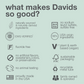 Davids Toothpaste 149g - Whitening + Antiplaque Peppermint