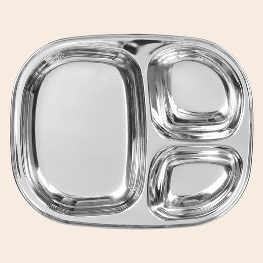 Ever Eco Stainless Steel Divided Plate