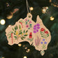 Earth Greetings Wooden Christmas Decoration - Australia's Floral Emblems