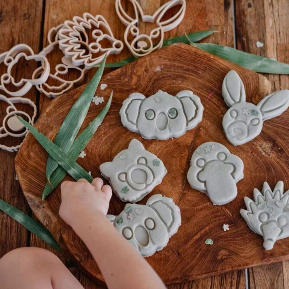 Cookie Cutter / Play Dough Cutter Set - Aussie Animal Faces (set of 5)