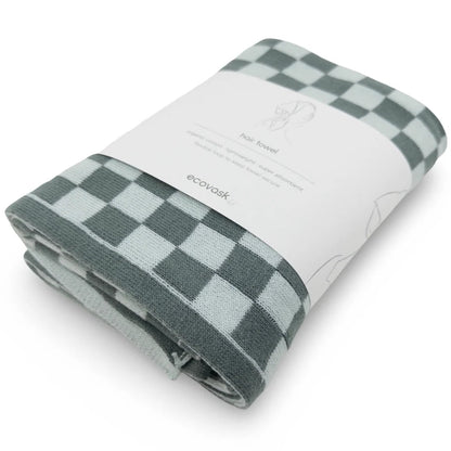 Ecovask Travel Towel & Hair Wrap - Organic Cotton