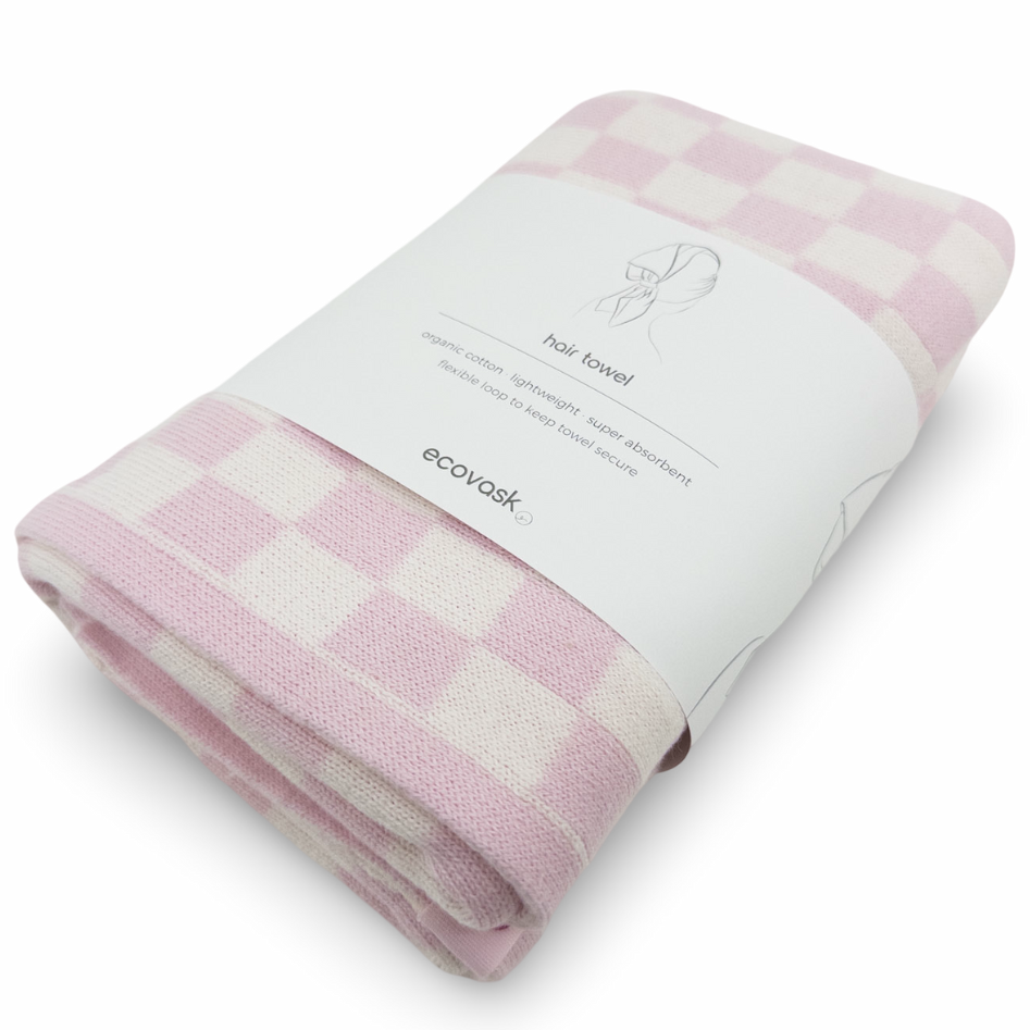 Ecovask Travel Towel & Hair Wrap - Organic Cotton