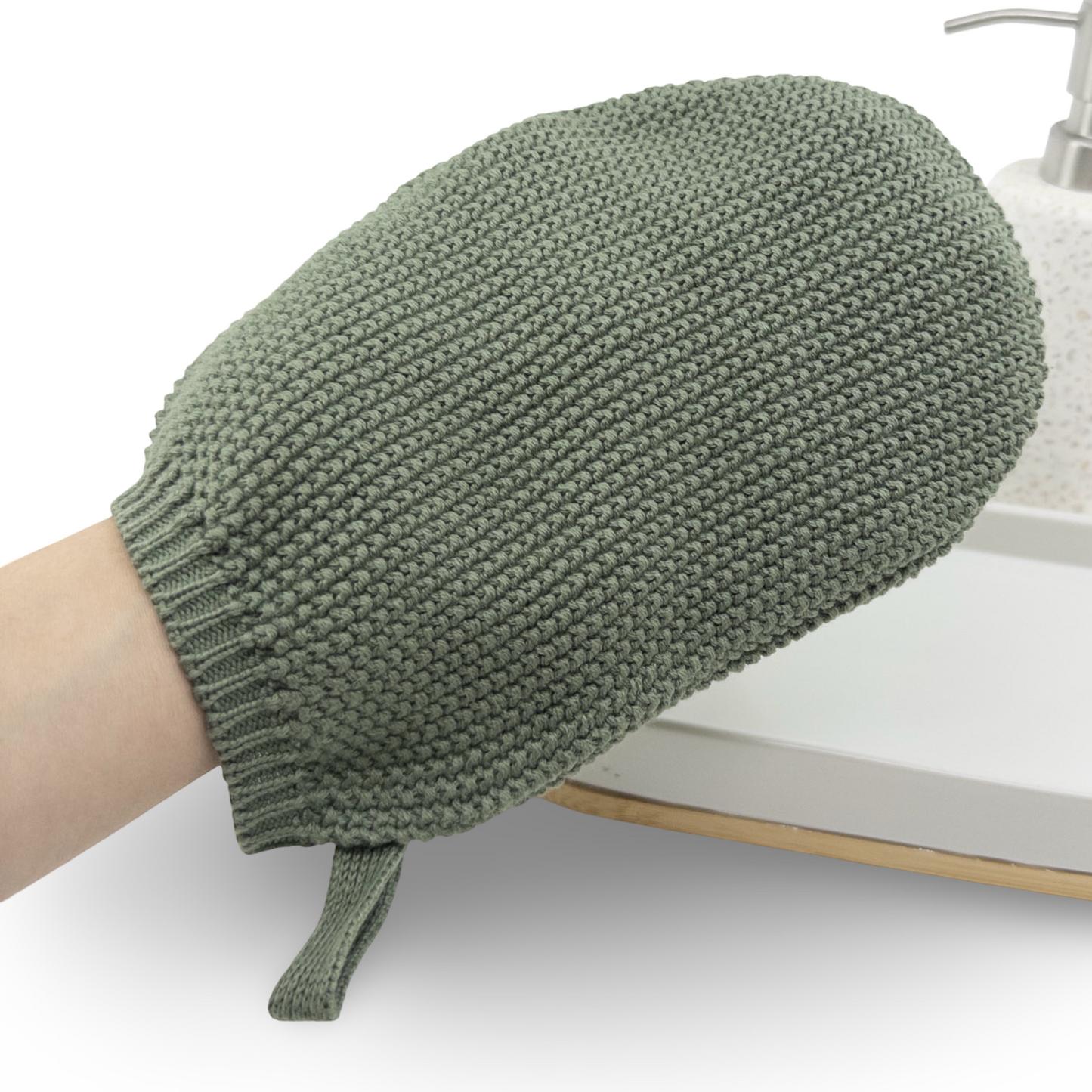 Ecovask Body Wash Mitt Organic Cotton