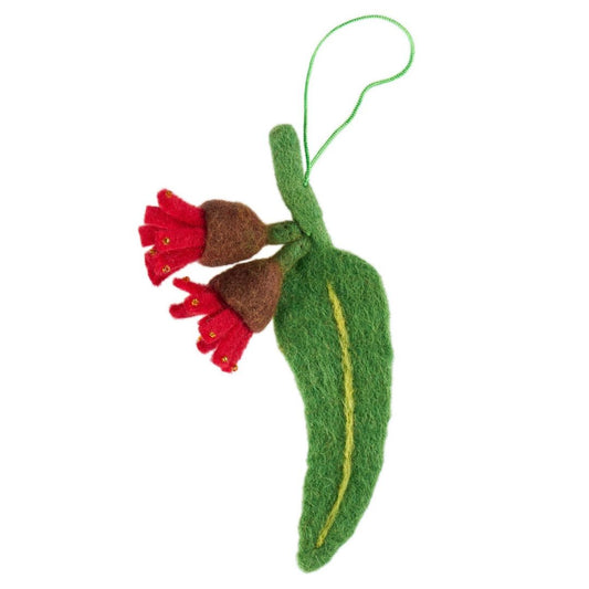 Fairtrade Felt Christmas Decoration - Gumflower