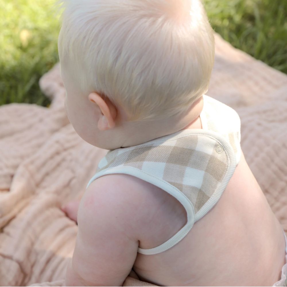 Fibre For Good Organic Cotton Fitted Bib 2 pack