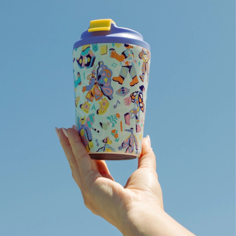 Fressko Ceramic Lined Reusable Cup - Brolga