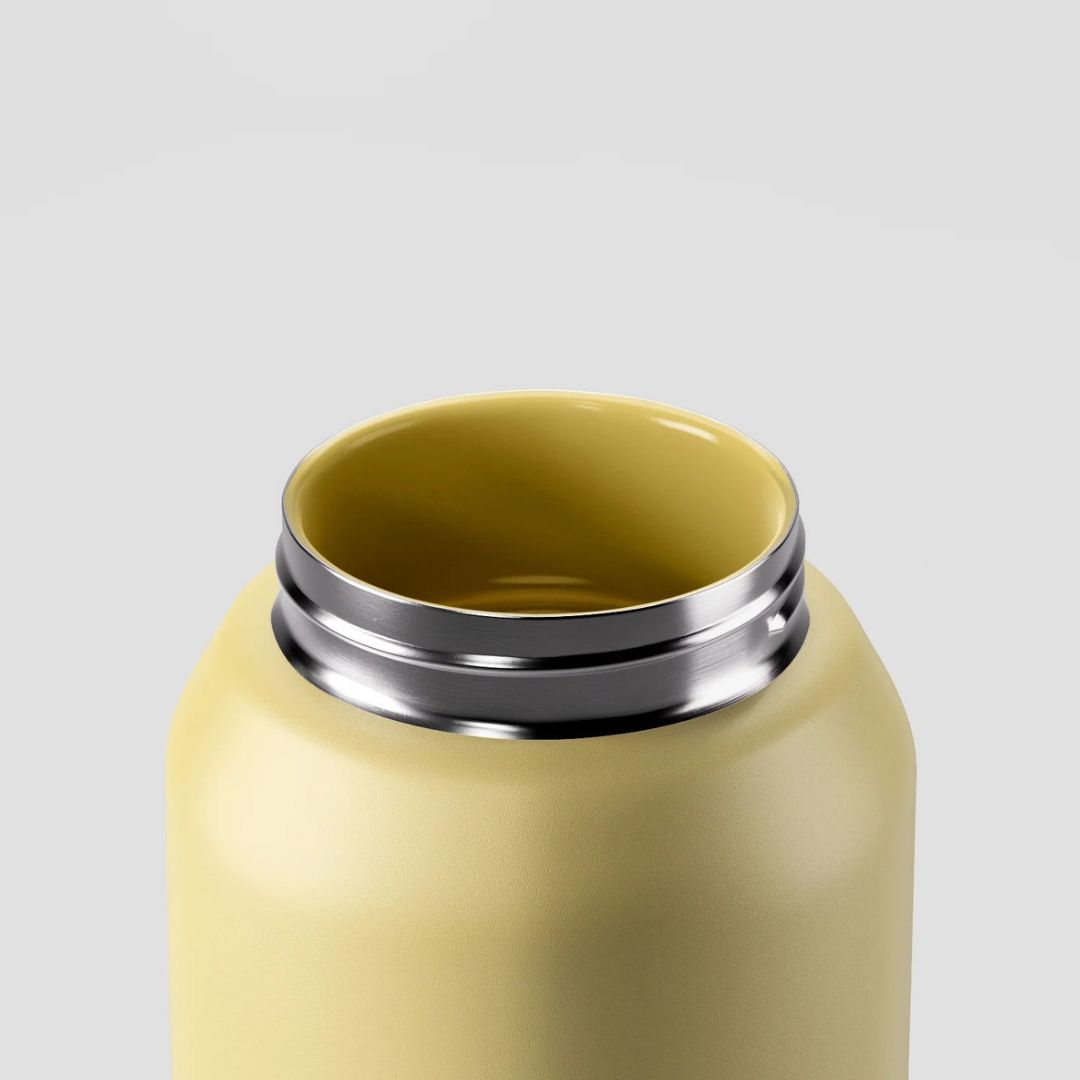 Fressko Insulated Stainless Steel Bottle Flip Straw Ceramic Lining 1L