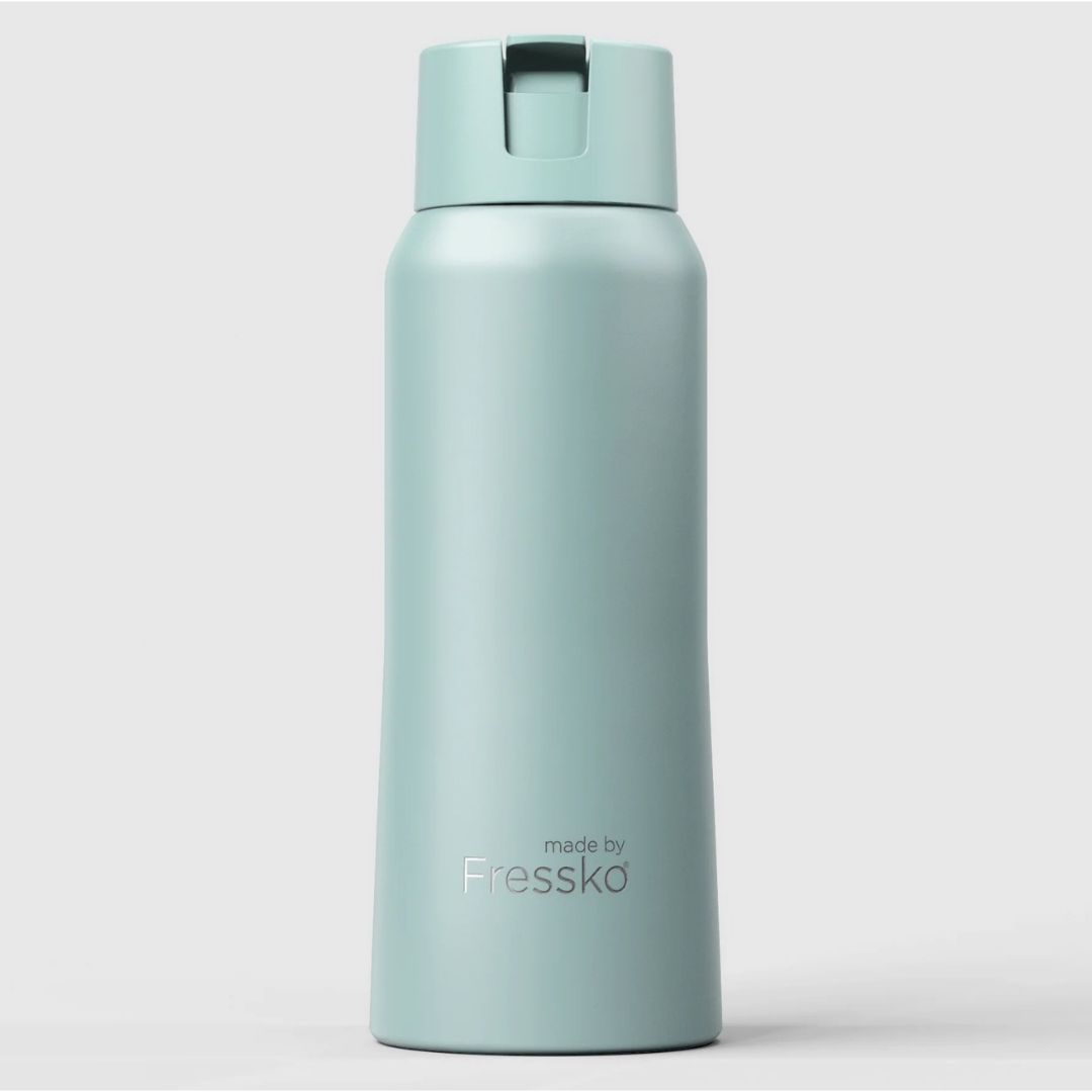 Fressko Insulated Stainless Steel Bottle Flip Straw Ceramic Lining 1L