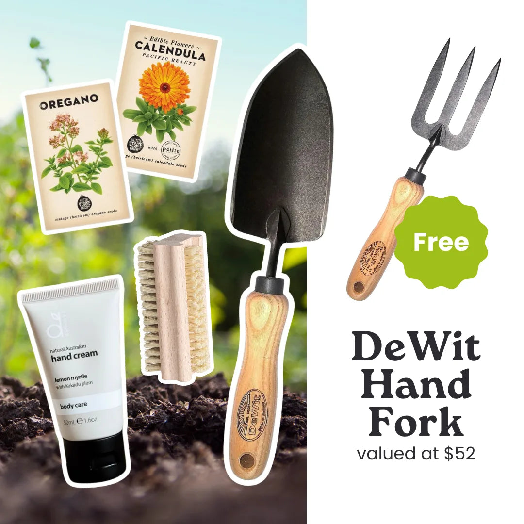 Gardener's Grow & Care Bundle with FREE Dewit Hand Fork