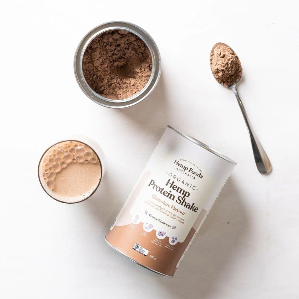 Hemp Foods Australia Organic Hemp Protein Shake - Chocolate 420g
