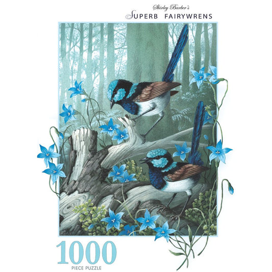 Jigsaw Puzzle 1000 Pieces - Superb Fairy Wrens
