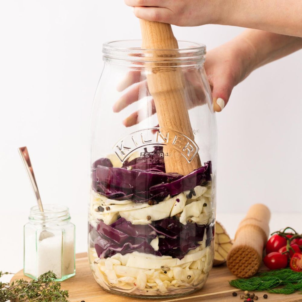 Kilner Fermentation Packer 24.5 x 4cm - Beechwood