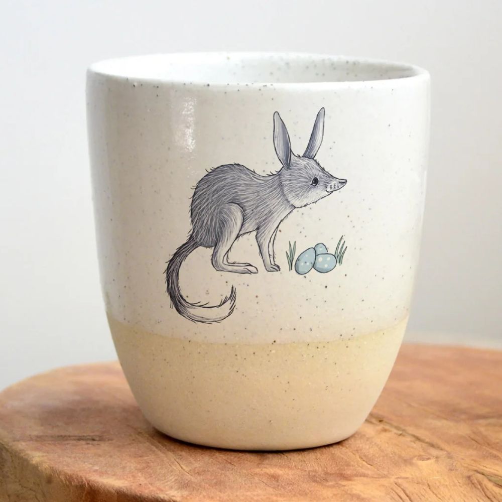 Kim Wallace Ceramic Cup 12oz - Renee Treml Bilby