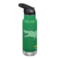 Klean Kanteen Kids 12oz 355ml Insulated Water Bottle with Flip Seal Sport Cap & Straw