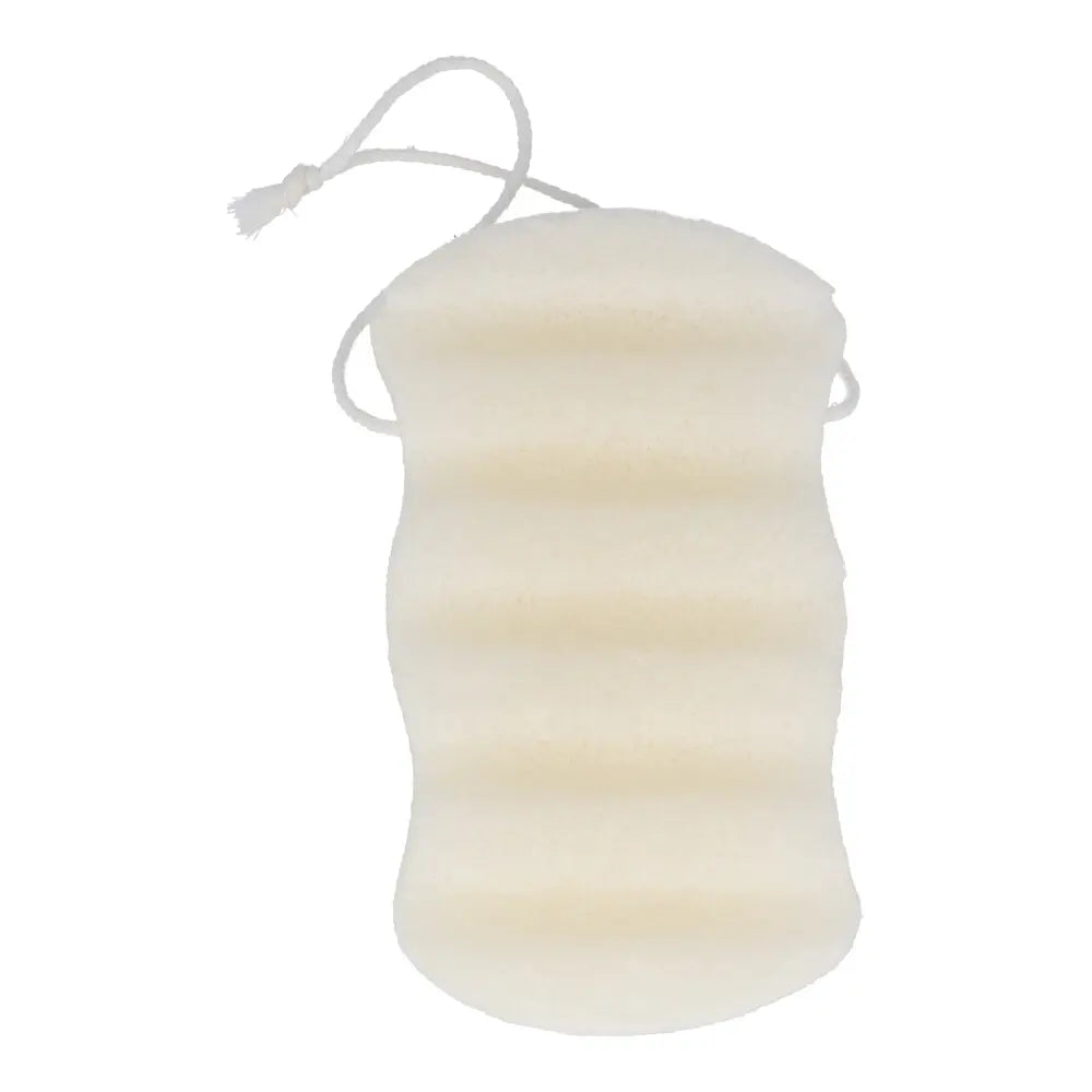 Konjac Wave Body Sponge with Sinamay Bag