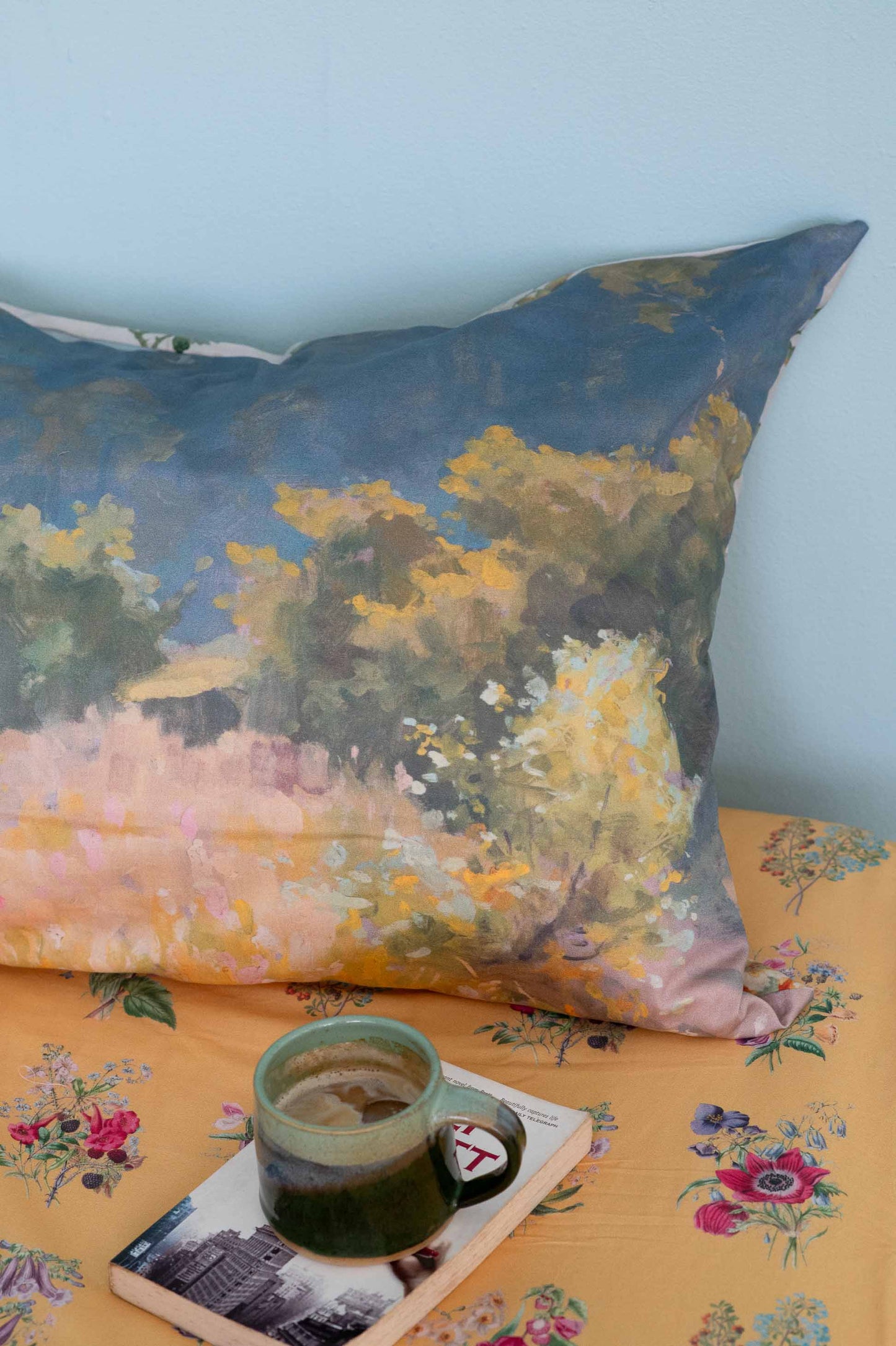 Lazybones Organic Cotton Pillowcase Set - Landscape