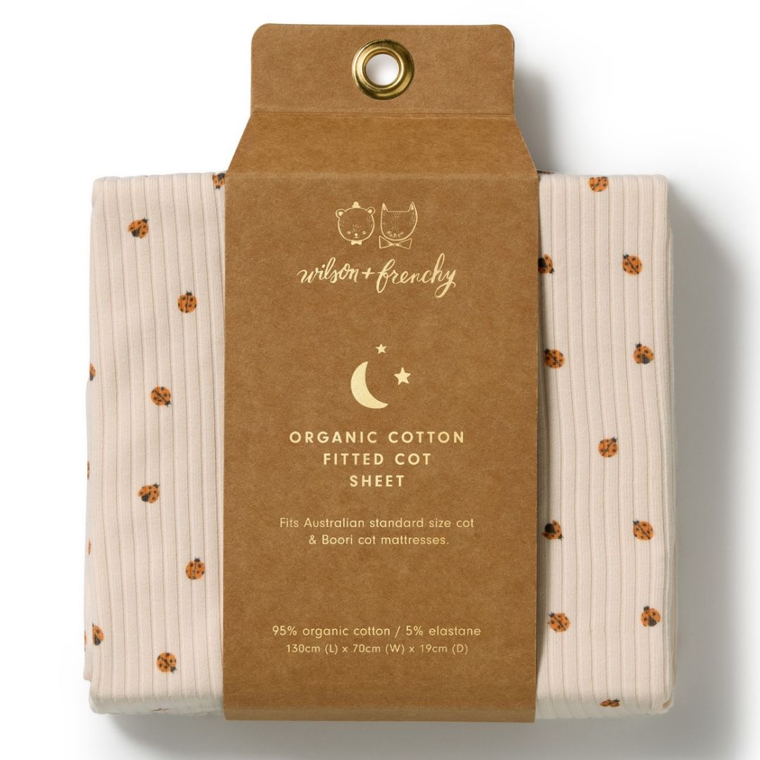 Wilson & Frenchy Organic Cotton Cot Sheet