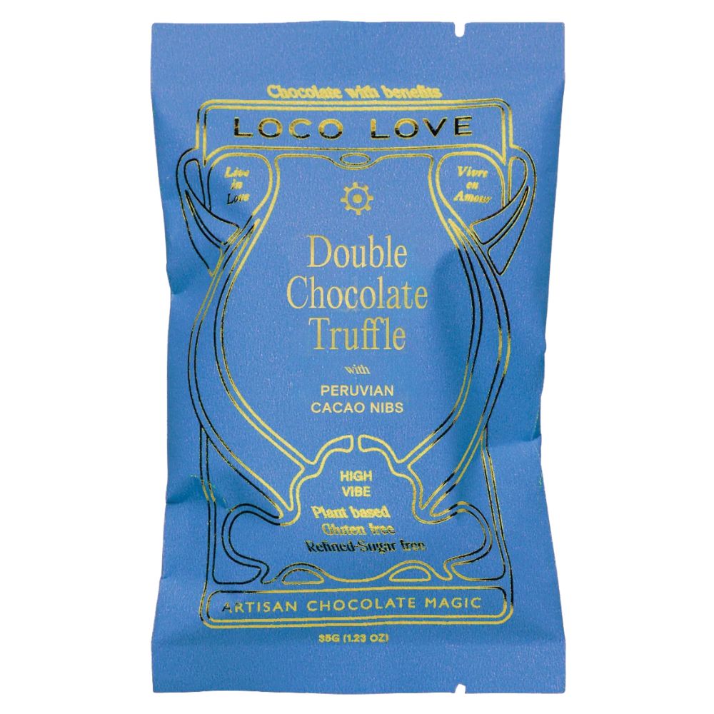 Loco Love Double Chocolate Truffle with Peruvian Cacao Nibs - Single 3