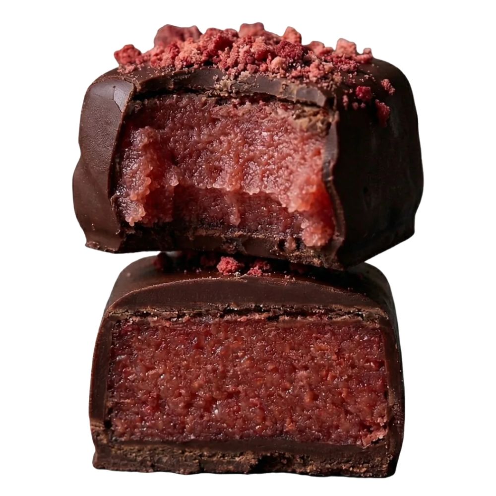 Loco Love Strawberry Vanilla Burst Vegan Chocolate - Twin Pack 70g