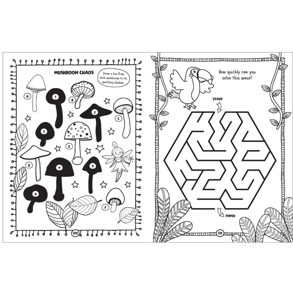 Lots of Things to Do and Colour - Unicorns, Enchanted Lands and Sweet Treats PINK