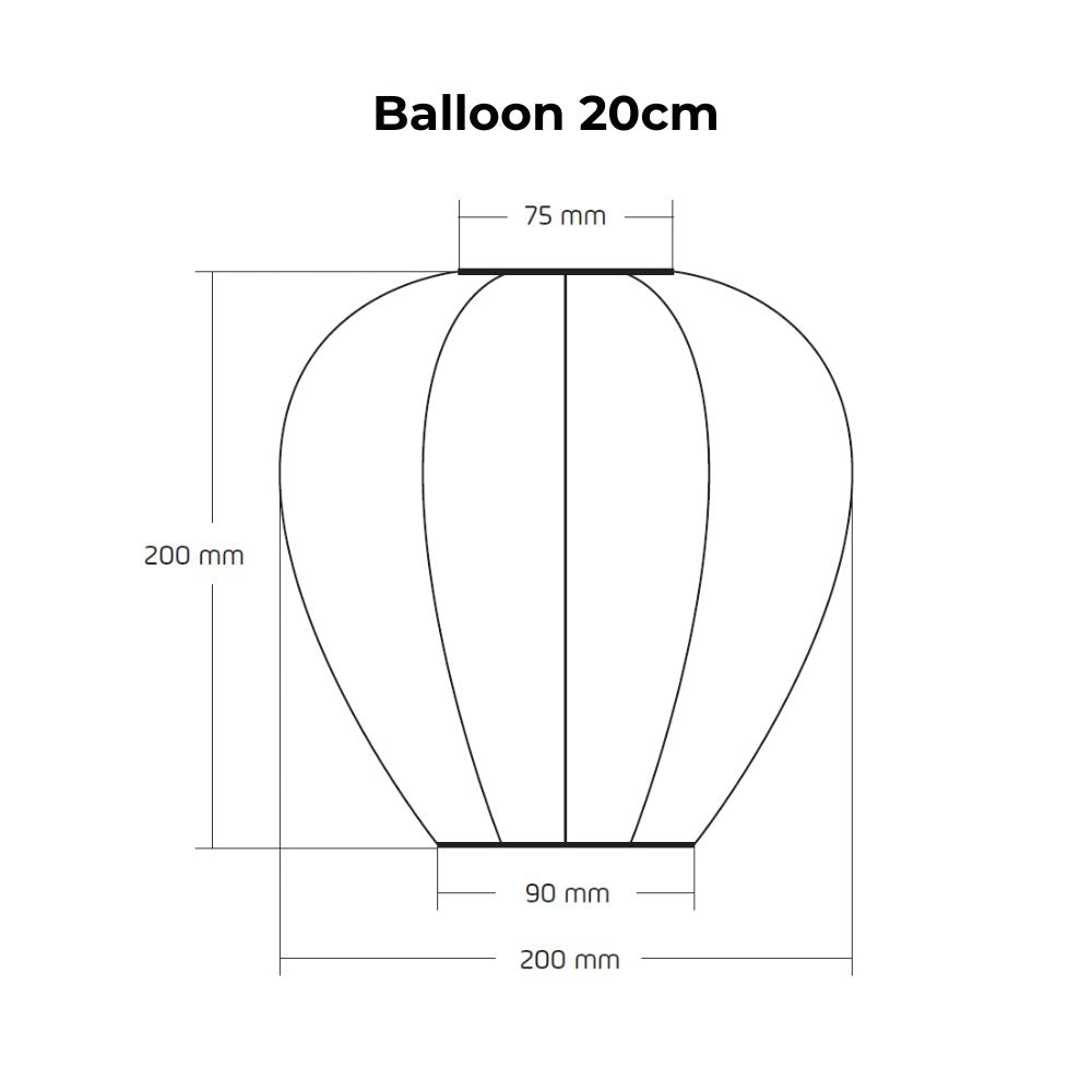 Lumiz Outdoor LED Solar Lantern - Balloon 20cm