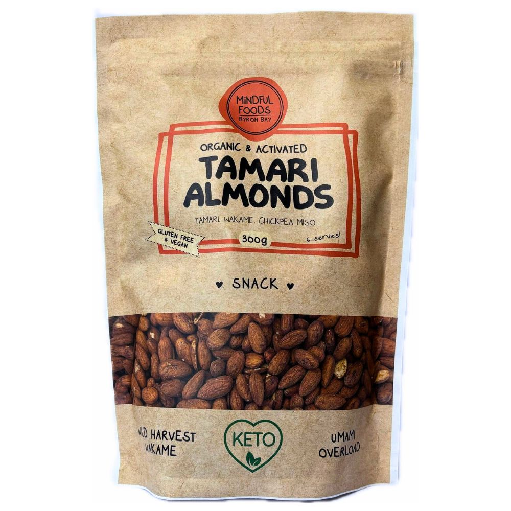 Mindful Foods Organic & Activated Tamari Almonds 300g