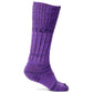 Mongrel Socks Pure Merino Wool Socks - Purple Black