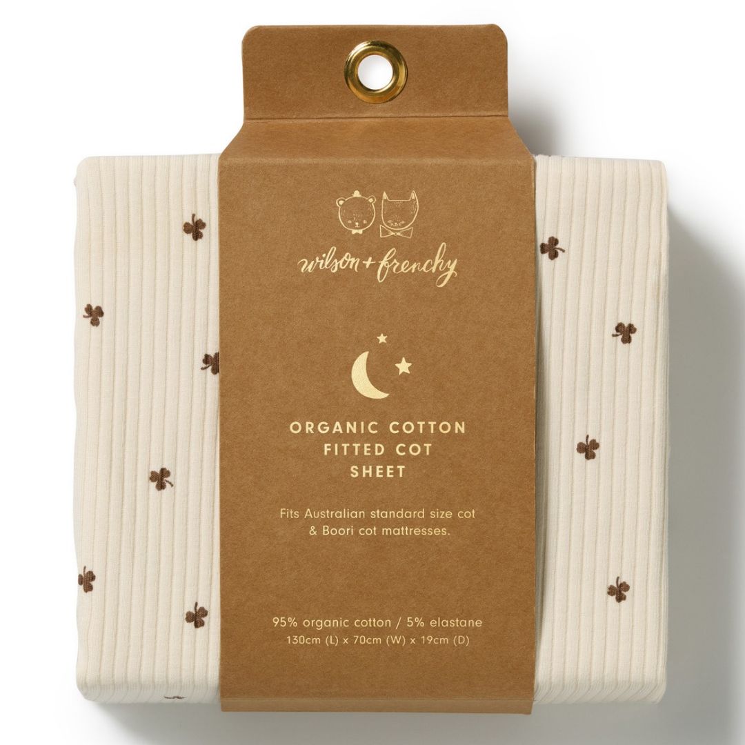 Wilson & Frenchy Organic Cotton Cot Sheet