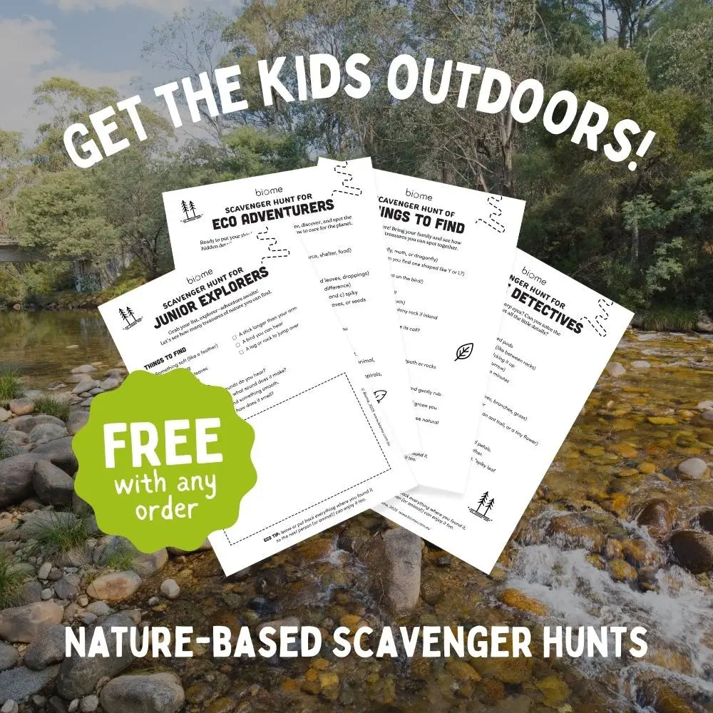 FREE Printed Nature Scavenger Hunt Pack with our order