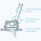 Pura Kiki Kiddo Silicone Straw with Sip Guard 6M+
